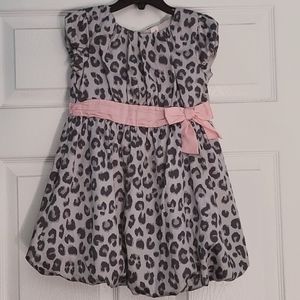 Girls leopard print dress